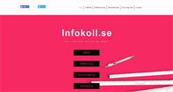 Desktop Screenshot of infokoll.se