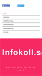 Mobile Screenshot of infokoll.se